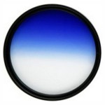 Градиентный синий светофильтр Fujimi GC-blue для объектива 58mm