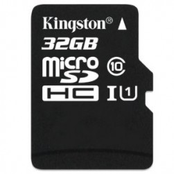 Карта памяти Kingston MicroSDHC 32Gb 100Mbs + SD adapter