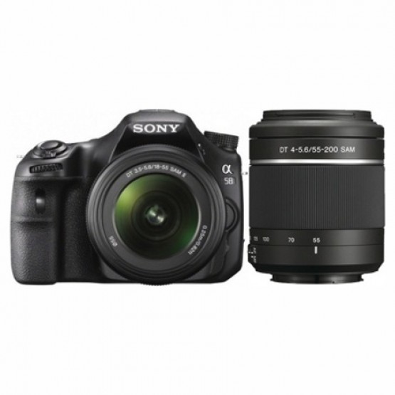 Фотоаппарат Sony Alpha SLT-A58Y 18-55mm + 55-200mm