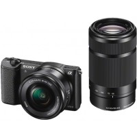 Sony Alpha A5100Y Kit 16-50mm + 55-210mm черный