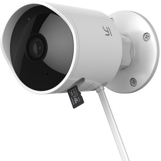 Сетевая уличная IP камера YI Outdoor Camera (белый цвет)