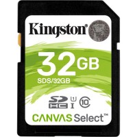 Карта памяти Kingston Canvas Select SDHC 32Gb UHS-I U1 (SDS/32GB)