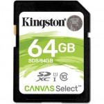 Карта памяти Kingston Canvas Select SDXC 64Gb UHS-I U1 (SDS/64GB)