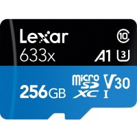 Карта памяти Lexar High-Performance 633x microSDXC 256GB (LSDMI256BBCN633N)