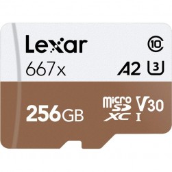 Карта памяти Lexar Professional 667x microSDXC 256Gb UHS-I U3 A2 V30