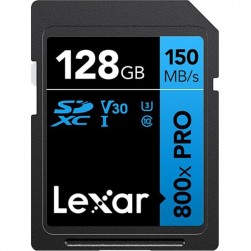 Карта памяти Lexar High-Performance 800x PRO SDXC 128Gb UHS-I U3 V30