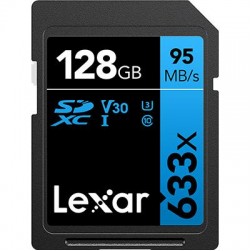 Карта памяти Lexar High-Performance SDXC 128Gb UHS-I U3 V30