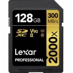 Карта памяти Lexar Professional 2000x SDXC 128Gb UHS-II U3 V90 300/260