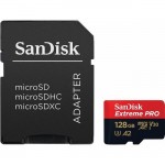 Карта памяти SanDisk Extreme Pro microSDXC 128Gb UHS-I U3 A2 V30 + SD адаптер