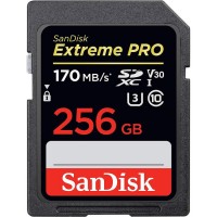 Карта памяти SanDisk Extreme Pro SDXC 256Gb UHS-I U3 V30