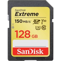 Карта памяти SanDisk Extreme SDXC 128Gb UHS-I U3