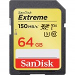 Карта памяти SanDisk Extreme SDXC 64Gb UHS-I U3