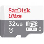 Карта памяти SanDisk Ultra microSDHC 32Gb UHS-I U1с адаптером