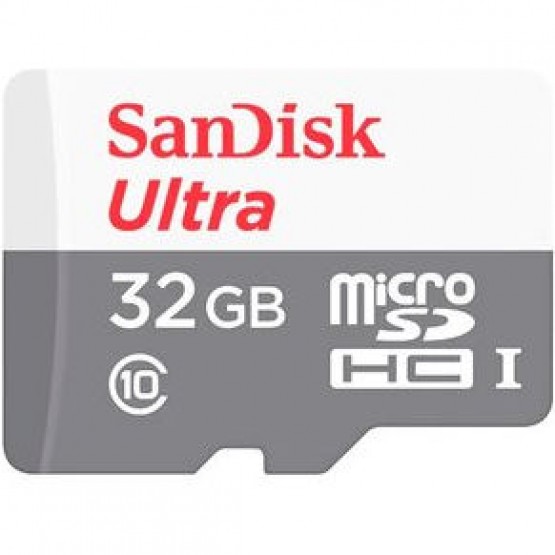 Карта памяти SanDisk Ultra microSDHC 32Gb UHS-I U1с адаптером