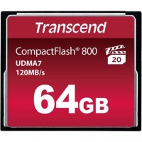 Карта памяти Transcend 800X Compact Flash Card 64GB