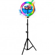 Кольцевая RGB лампа 30.5 см со стойкой Zarrumi iRing L31+