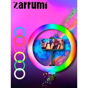 Кольцевая RGB лампа 30.5 см со стойкой Zarrumi iRing L31+