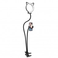 Селфи подсветка кольцевая с держателем телефона SK24-02