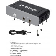 Двухканальный USB аудиомикшер Boya BY-AM1