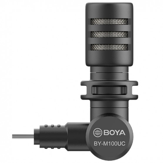 Мини конденсаторный микрофон Boya BY-M100UC для Android-смартфонов