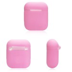 Чехол для наушников Apple Airpods, Apple Airpods 2 (нежно-розовый)