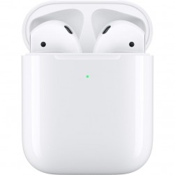 Наушники Apple AirPods 2 с беспроводным зарядным футляром [MRXJ2]