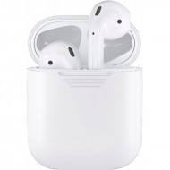Чехол для наушников Apple AirPods, AirPods 2 (белый)