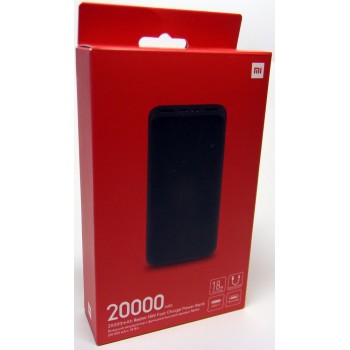 Портативный внешний аккумулятор Xiaomi Redmi Power Bank 20000mAh Black