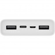 Внешний аккумулятор Xiaomi Mi Power Bank 3 20000mAh PLM18ZM Белый цвет