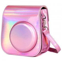 Чехол Rumi Pixie для Fujifilm Instax mini 11/12 (переливающийся розовый)