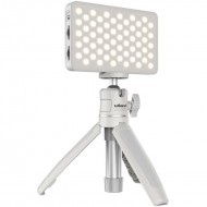 Портативный комплект видеосвета Ulanzi VL120 LED со штативом Ulanzi MT-08 (белый) Портативный комплект видеосвета Ulanzi VL120 LED со штативом Ulanzi MT-08 (белый)
