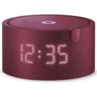 Умная колонка Яндекс Станция Мини 2 с часами (красный гранат)