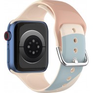 Силиконовый ремешок Rumi Sport Band для Apple Watch 38 / 40 / 41mm (тритон бежевый)