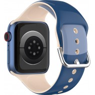 Силиконовый ремешок Rumi Sport Band для Apple Watch 38 / 40 / 41mm (тритон синий)