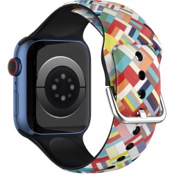 Силиконовый ремешок Rumi Sport Band для Apple Watch 38 / 40 / 41mm (флажки)