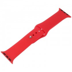 Силиконовый ремешок Sport Band для Apple Watch 38 / 40 / 41mm (красный)