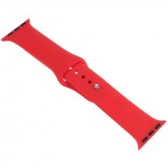 Силиконовый ремешок Sport Band для Apple Watch 42 / 44 / 45mm (темно-красный)