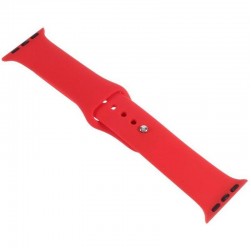 Силиконовый ремешок Sport Band для Apple Watch 42 / 44 / 45mm (красный)