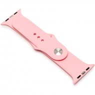 Силиконовый ремешок Sport Band для Apple Watch 38 / 40 / 41mm (розовый)