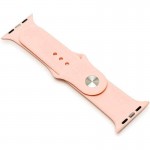 Силиконовый ремешок Sport Band для Apple Watch 42/44/45mm (светло-персиковый)