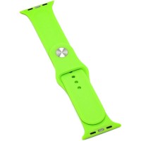 Силиконовый ремешок Sport Band для Apple Watch 42/44/45mm (зеленый)