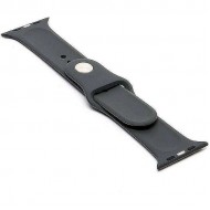 ﻿Силиконовый ремешок Sport Band для Apple Watch 38 / 40 / 41mm (черный)