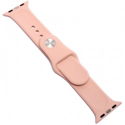 Силиконовый ремешок Sport Band для Apple Watch 38 / 40 / 41mm (персиковый)