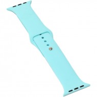Силиконовый ремешок Sport Band для Apple Watch 38 / 40 / 41mm (голубой)
