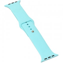 Силиконовый ремешок Sport Band для Apple Watch 42 / 44 / 45mm (небесный)