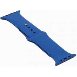 Силиконовый ремешок Sport Band для Apple Watch 42 / 44 / 45mm (синий)