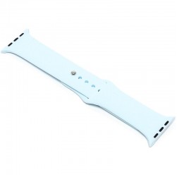 Силиконовый ремешок Sport Band для Apple Watch 38 / 40 / 41mm (светло-голубой)