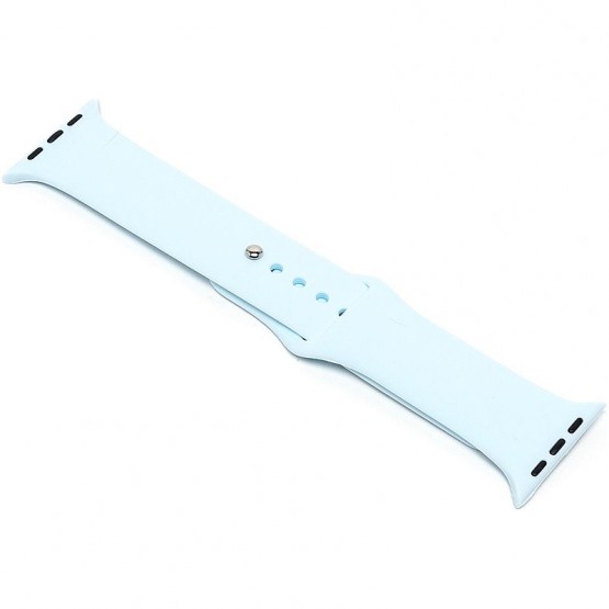 Силиконовый ремешок Sport Band для Apple Watch 38/40/41mm (светло-голубой)