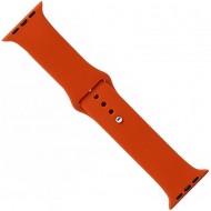 Силиконовый ремешок Sport Band для Apple Watch 38 / 40 / 41mm (оранжевый)