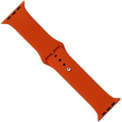 Силиконовый ремешок Sport Band для Apple Watch 38 / 40 / 41mm (оранжевый)
